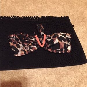 Leopard Print Bikini Top